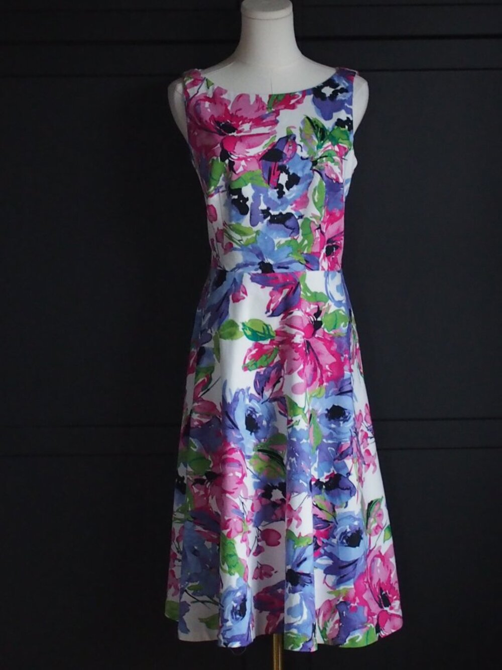 Jones Studio | Cotton Classic Sleeveless Fit-and-Flare Dress